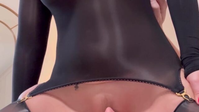 Olivia Fleur Riding Lucky Lads Cock In Tight Suit