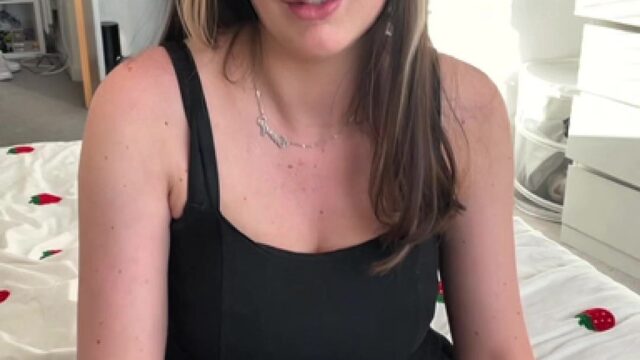 British Milf talks dirty in tights and heels