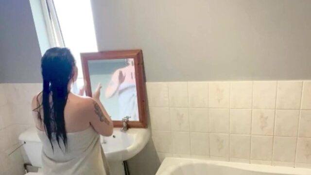 Busty British team secret cam recording