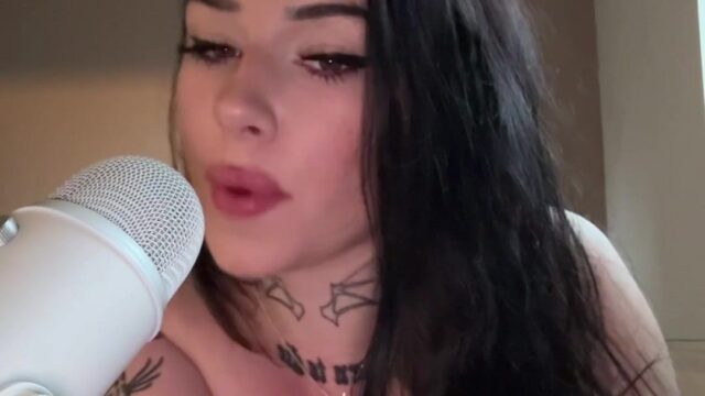Busty british teen humiliates you and makes you cum