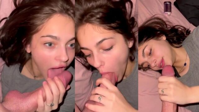Kinsley Alyse POV Sloppy Blowjob Onlyfans Video Leaked