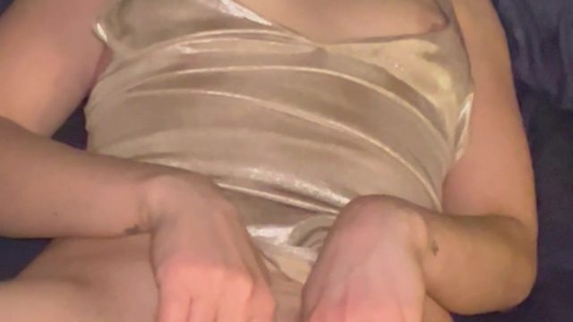 Wife showing off to camera